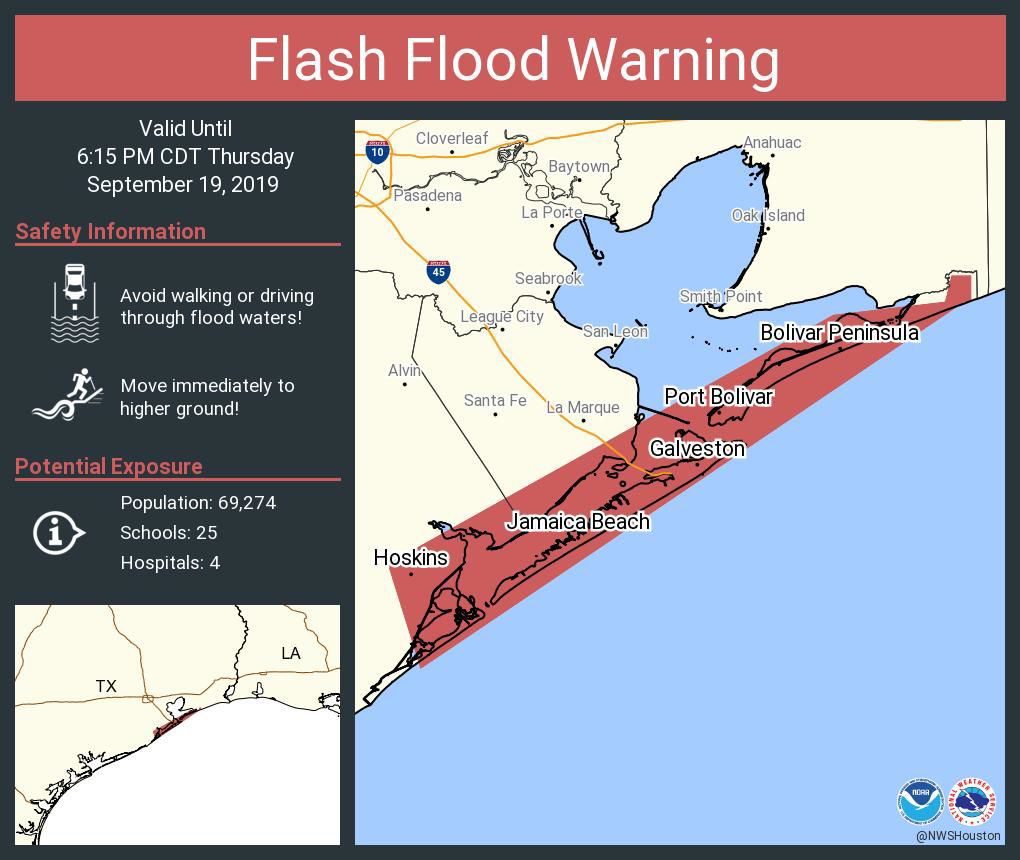 Flash Flood Warning 4:15 pm Thursday